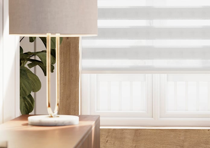 Shine, Silk White  - Day Night Blind - Image 6